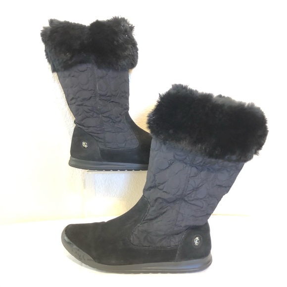 Coach nylon boots